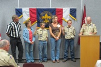 Boy Scout Troop 68 September Court of Honor