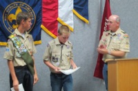 Boy Scout Troop 68 September Court of Honor